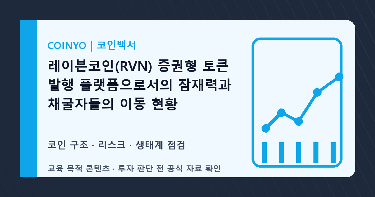 레이븐코인(RVN) 장기 보유 체크: 증권형 대표 이미지